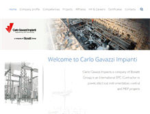Tablet Screenshot of carlogavazzi.it